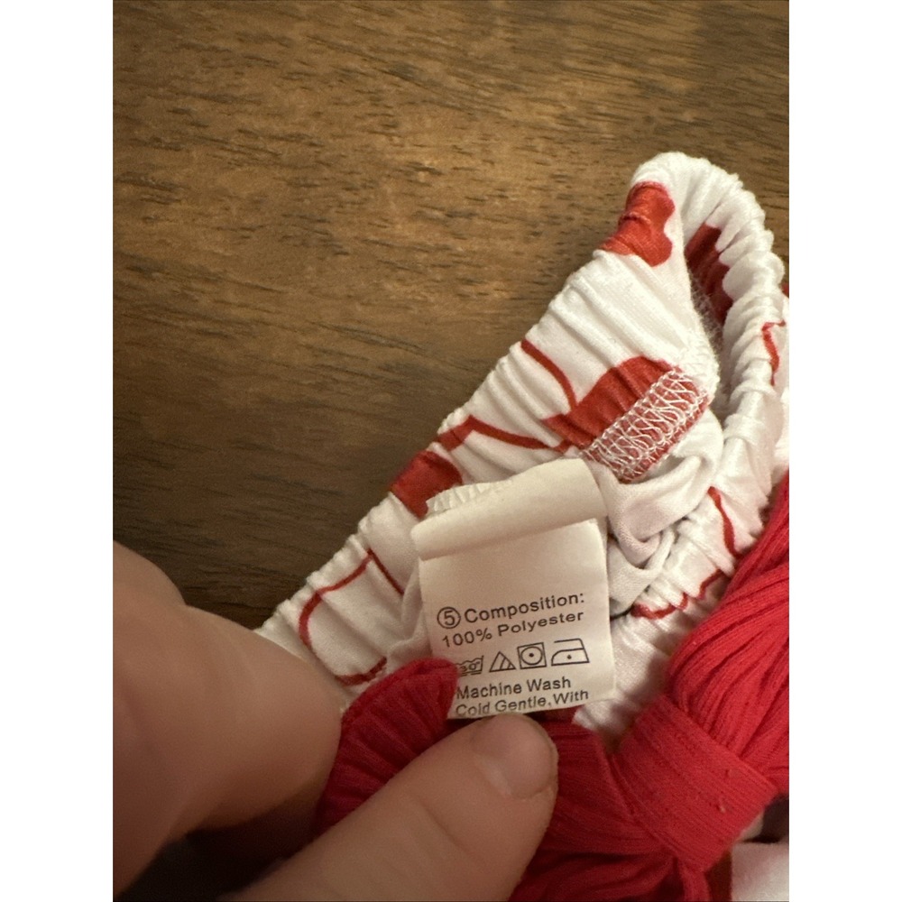 Baby Girls Heart Bellbottoms Leggings Pants Size 6-9 Months - Picture 3 of 5